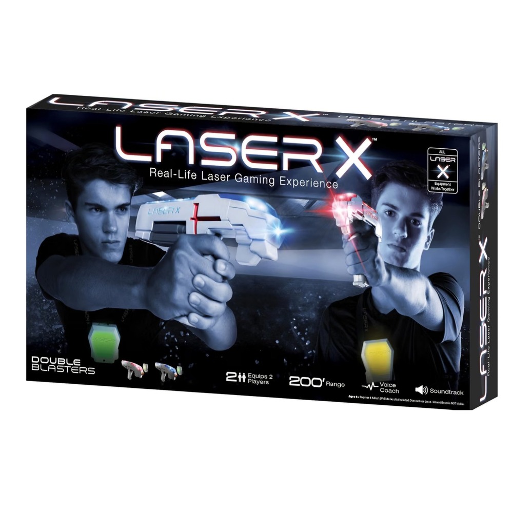 Laser X Real-Life Laser Gaming Experience Double Blasters 200ft Range 2 Player